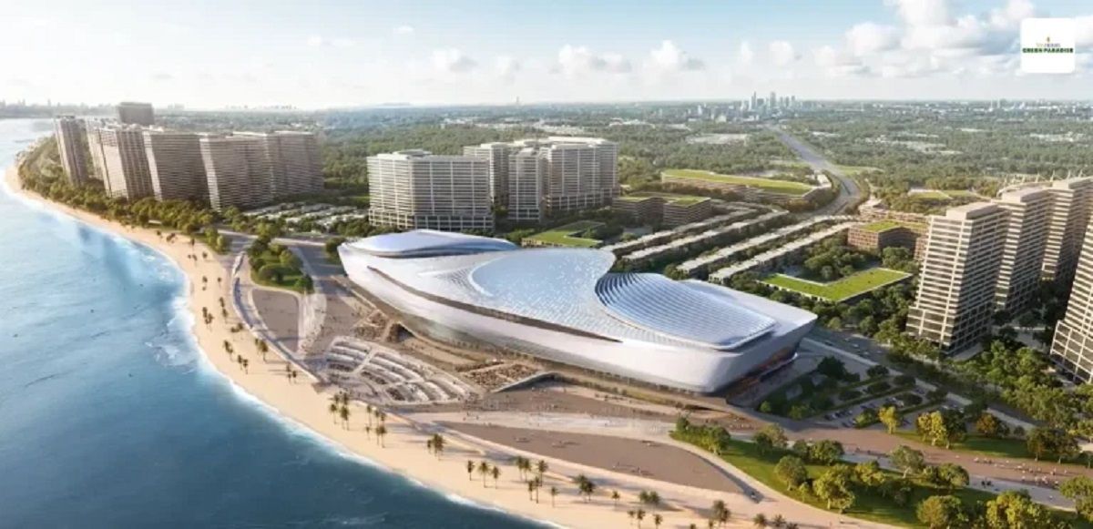 Phối cảnh Nhà hát Sóng Xanh Vin Cần Giờ