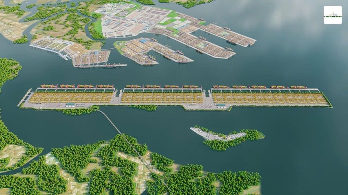 Phối cảnh cảng trung chuyển quốc tế Cần Giờ