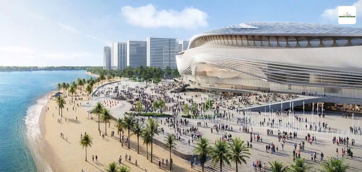 Phối cảnh Nhà hát Sóng Xanh Vin Cần Giờ