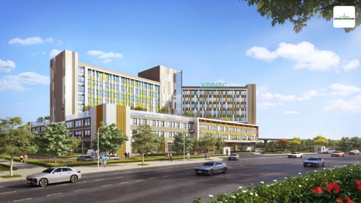 Phối cảnh bệnh viện Vinmec Vinhomes Cần Giờ